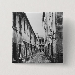 Rue du FerMoulin、パリ1858-78年 缶バッジ