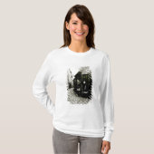 Rue du Jardinetおよび袋小路 Tシャツ (正面フル)