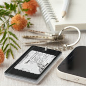  rue étroite italienne キーホルダー (正面右)