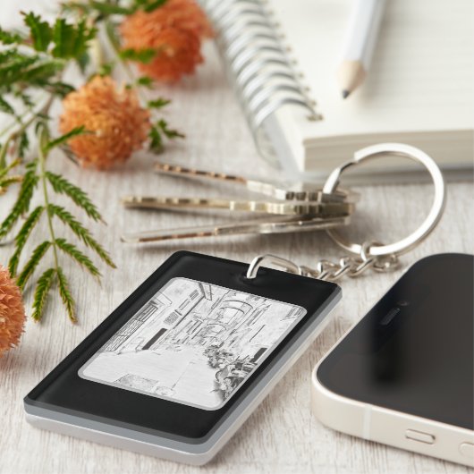  rue étroite italienne キーホルダー (正面右)