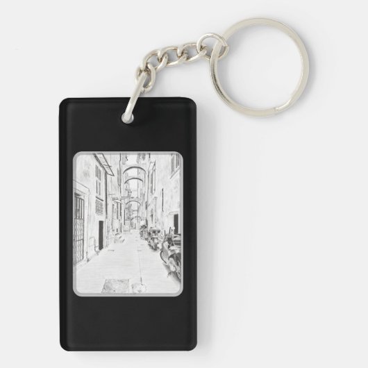  rue étroite italienne キーホルダー (裏面)