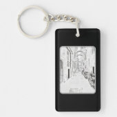  rue étroite italienne キーホルダー (正面)