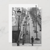 Rue Foyatier, Montmartre, Parisはがき ポストカード (正面/裏面)