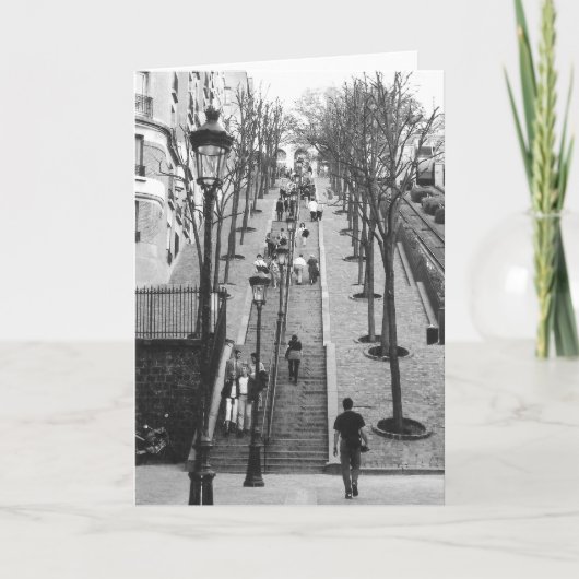 Rue Foyatier, Montmartre, Paris Notecards カード (正面)