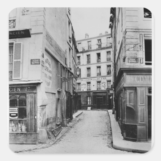 Rue Maitre Albert Paris, 1858-78 スクエアシール (正面)