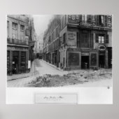 Rue Maitre Albert Paris, 1858-78 ポスター (正面)