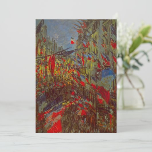 Rue Montorgueil with Flags by Claude Monet (スタンド正面)