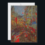 Rue Montorgueil with Flags by Claude Monet<br><div class="desc">バスティル素晴らしデイパーティーに使用する画像！クロード・モネの旗で飾られたRue Montorgueilはヴィンテージ印象派のアートの街並み絵画である。フランスのパリ飾スでのフランスの展示のオープンに旗を持つ通りMontorgueil。アーティストについて：クロード・モネ(1840-1926)は印象派の運動の創始者であフランスのり絵画、その絵画の大部分は「空中に浮かぶ」（野外に浮かぶ）スタイル印象派の風景である。</div>