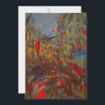 Rue Montorgueil with Flags by Claude Monet<br><div class="desc">バスティル素晴らしデイパーティーに使用する画像！クロード・モネの旗で飾られたRue Montorgueilはヴィンテージ印象派のアートの街並み絵画である。フランスのパリ飾スでのフランスの展示のオープンに旗を持つ通りMontorgueil。アーティストについて：クロード・モネ(1840-1926)は印象派の運動の創始者であフランスのり絵画、その絵画の大部分は「空中に浮かぶ」（野外に浮かぶ）スタイル印象派の風景である。</div>