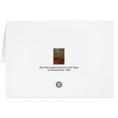 Rue Montorgueil with Flags by Claude Monet (裏面横)