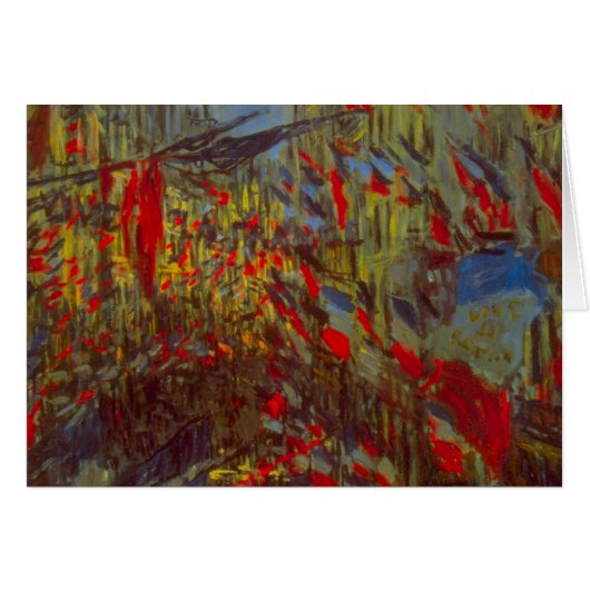 Rue Montorgueil with Flags by Claude Monet (正面横)