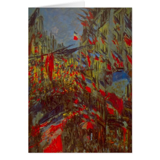 Rue Montorgueil with Flags by Claude Monet (正面)