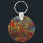 Rue Montorgueil with Flags by Claude Monet キーホルダー<br><div class="desc">バスティル素晴らしデイパーティーに使用する画像！クロード・モネの旗で飾られたRue Montorgueilはヴィンテージ印象派のアートの街並み絵画である。フランスのパリ飾スでのフランスの展示のオープンに旗を持つ通りMontorgueil。アーティストについて：クロード・モネ(1840-1926)は印象派の運動の創始者であフランスのり絵画、その絵画の大部分は「空中に浮かぶ」（野外に浮かぶ）スタイル印象派の風景である。</div>