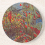 Rue Montorgueil with Flags by Claude Monet コースター<br><div class="desc">バスティル素晴らしデイパーティーに使用する画像！クロード・モネの旗で飾られたRue Montorgueilはヴィンテージ印象派のアートの街並み絵画である。フランスのパリ飾スでのフランスの展示のオープンに旗を持つ通りMontorgueil。アーティストについて：クロード・モネ(1840-1926)は印象派の運動の創始者であフランスのり絵画、その絵画の大部分は「空中に浮かぶ」（野外に浮かぶ）スタイル印象派の風景である。</div>