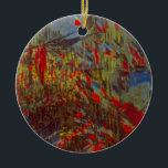 Rue Montorgueil with Flags by Claude Monet セラミックオーナメント<br><div class="desc">バスティル素晴らしデイパーティーに使用する画像！クロード・モネの旗で飾られたRue Montorgueilはヴィンテージ印象派のアートの街並み絵画である。フランスのパリ飾スでのフランスの展示のオープンに旗を持つ通りMontorgueil。アーティストについて：クロード・モネ(1840-1926)は印象派の運動の創始者であフランスのり絵画、その絵画の大部分は「空中に浮かぶ」（野外に浮かぶ）スタイル印象派の風景である。</div>