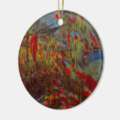 Rue Montorgueil with Flags by Claude Monet セラミックオーナメント (左)
