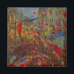 Rue Montorgueil with Flags by Claude Monet マグネット<br><div class="desc">バスティル素晴らしデイパーティーに使用する画像！クロード・モネの旗で飾られたRue Montorgueilはヴィンテージ印象派のアートの街並み絵画である。フランスのパリ飾スでのフランスの展示のオープンに旗を持つ通りMontorgueil。アーティストについて：クロード・モネ(1840-1926)は印象派の運動の創始者であフランスのり絵画、その絵画の大部分は「空中に浮かぶ」（野外に浮かぶ）スタイル印象派の風景である。</div>