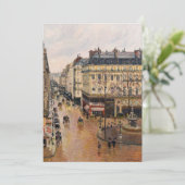 Rue Saint-Honore午後、雨の効果 サンキューカード (スタンド正面)