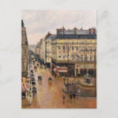 Rue Saint-Honore午後、雨の効果 ポストカード (正面)