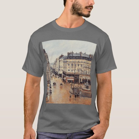 Rue SaintHonor am Nachmittag bei Regen Tシャツ (正面)