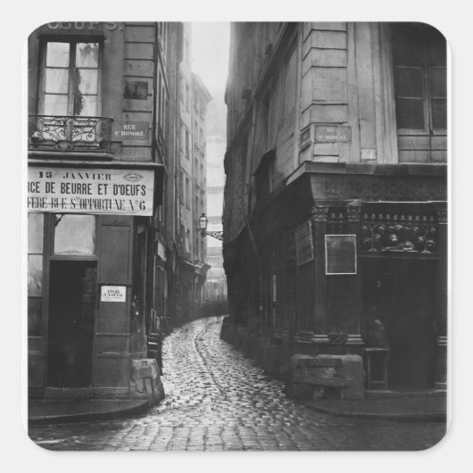 Rue Tirechape, rue St. Honore, Paris スクエアシール (正面)