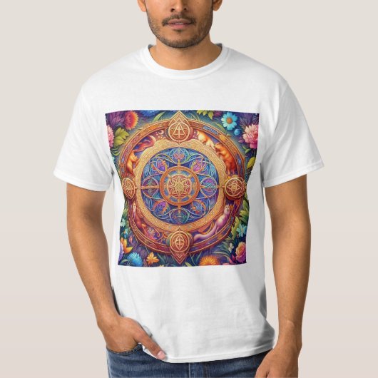 Rueda Celta de la Vida: Conexión con la Naturaleza Tシャツ (正面)