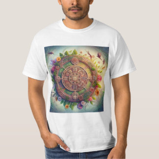 Rueda Celta de la Vida: Conexión y Ciclos Naturale Tシャツ