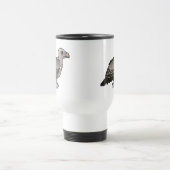 Rueppellのハゲタカ トラベルマグ (中央)