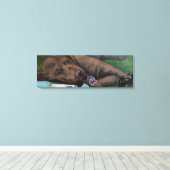 Ruff Day キャンバスプリント (インサイチュ (ウッドフロア))