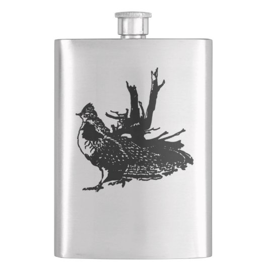 Ruffedライチョウ フラスク (正面)