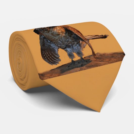Ruffedライチョウ(ペンシルバニア) ネクタイ (ロール)