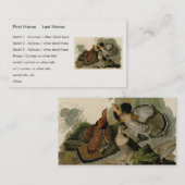 Ruffed Grouse - Audubon's Birds of America Bu 名刺 (正面/裏面)