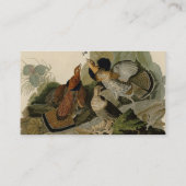 Ruffed Grouse - Audubon's Birds of America Bu 名刺 (裏面)