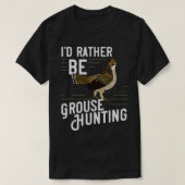 Ruffed Grouse Bird Gift Hunting Spruce Grouse Tシャツ (デザイン正面)