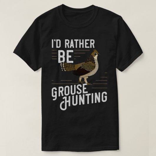 Ruffed Grouse Bird Gift Hunting Spruce Grouse  Tシャツ (デザイン正面)