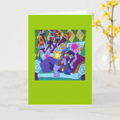 Ruffinそれ挨拶状 カード (黄色い花)