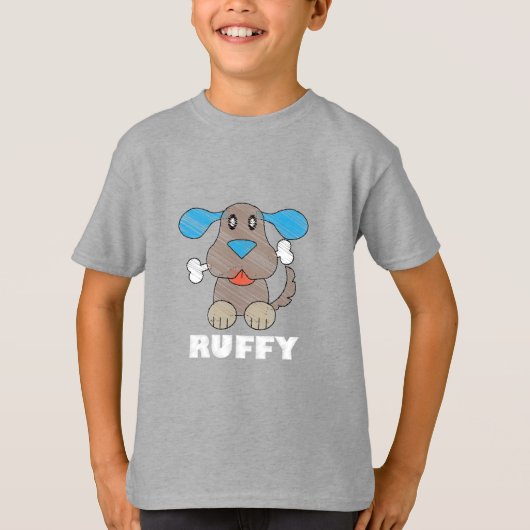 Ruffy – キッズベーシックTシャツ Tシャツ (正面)