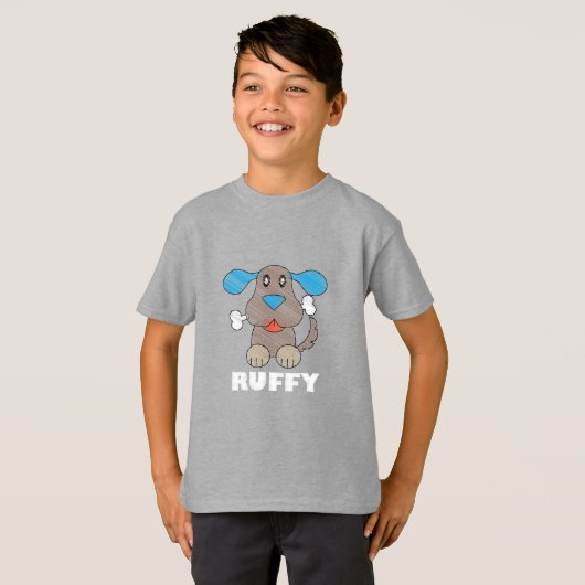 Ruffy – キッズベーシックTシャツ Tシャツ (正面フル)