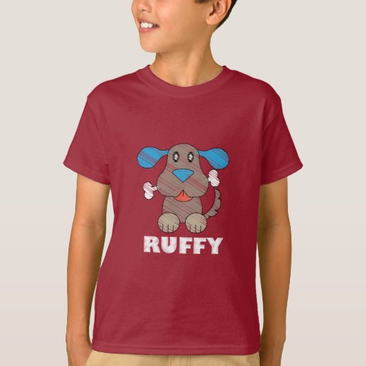 Ruffy – キッズベーシックTシャツ Tシャツ (正面)