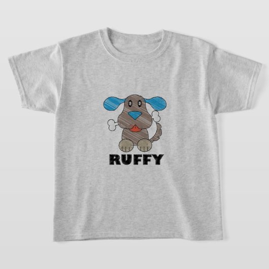 Ruffy – キッズベーシックTシャツ Tシャツ (レイダウン)