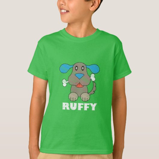 Ruffy – キッズベーシックTシャツ Tシャツ (正面)