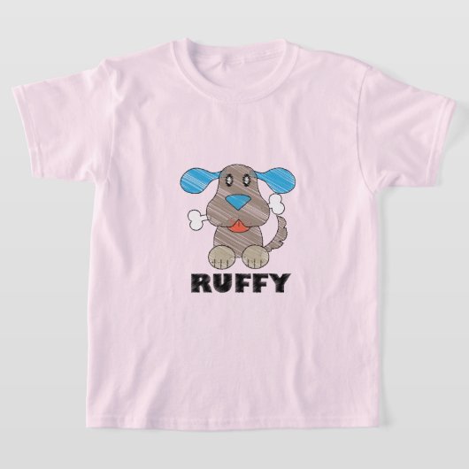 Ruffy – キッズベーシックTシャツ Tシャツ (レイダウン)