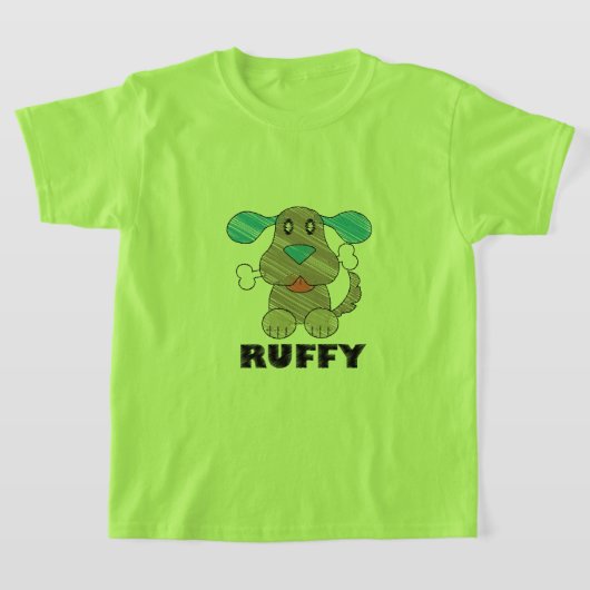 Ruffy – キッズベーシックTシャツ Tシャツ (レイダウン)