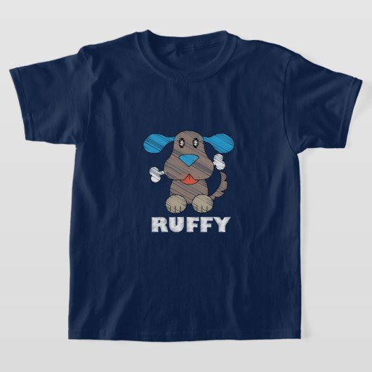 Ruffy – キッズベーシックTシャツ Tシャツ (レイダウン)