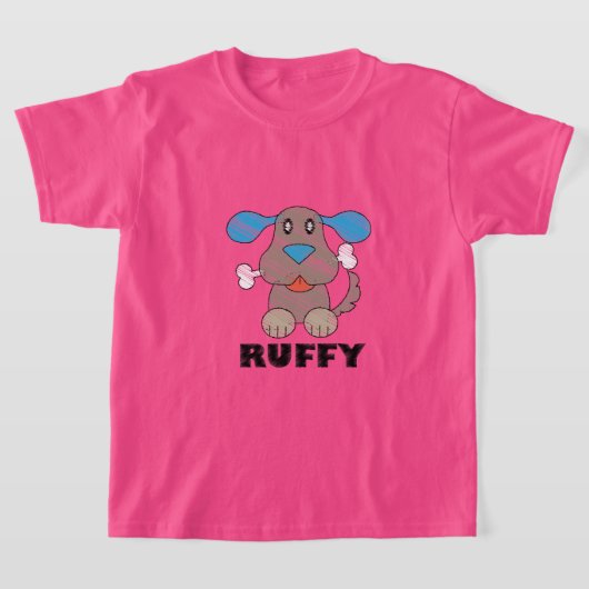 Ruffy – キッズベーシックTシャツ Tシャツ (レイダウン)