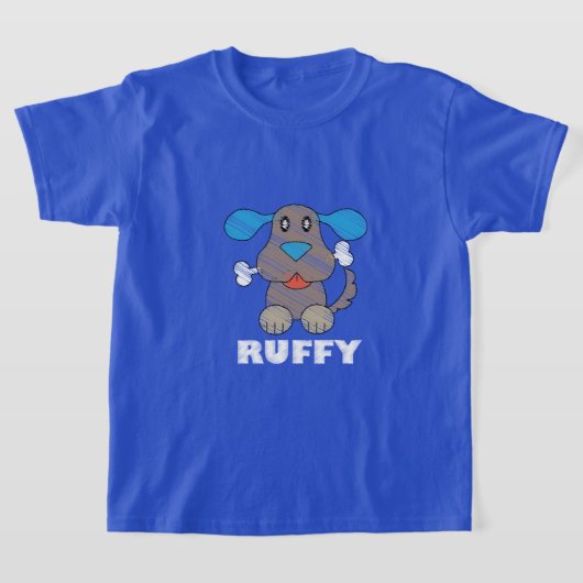 Ruffy – キッズベーシックTシャツ Tシャツ (レイダウン)