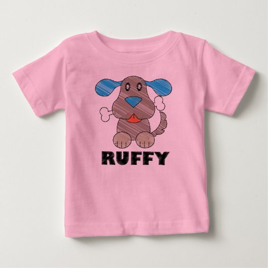 Ruffy - ベビー ファインジャージーTシャツ ベビーTシャツ (正面)