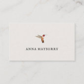 Rufous Hummingbird名刺 名刺 (正面)