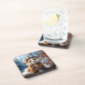 Rufus – 愛らしい赤いパンダ コースター (右側)