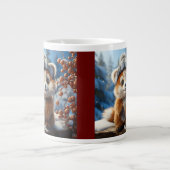 Rufus – 愛らしい赤いパンダ ジャンボコーヒーマグカップ (正面)